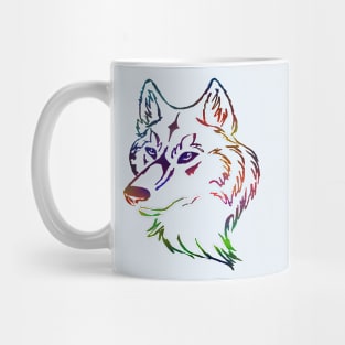 Wolf Multicolor Mug